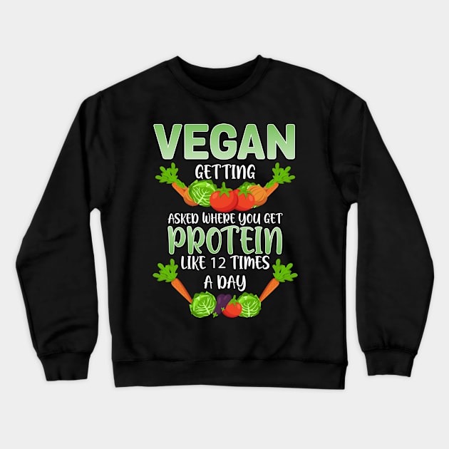 Vegan Crewneck Sweatshirt by animericans